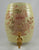 RARE Red Polychrome Transfer English Beverage Dispenser Barrel Keg Charlotte Basket of Flowers