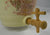 RARE Red Polychrome Transfer English Beverage Dispenser Barrel Keg Charlotte Basket of Flowers
