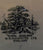 Black Polychrome Transferware Pastoral Midwinter Rural England Plate Church Water Mill Stream Bridge Peony