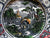 Black Polychrome Transferware Pastoral Midwinter Rural England Plate Church Water Mill Stream Bridge Peony