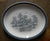 Alfred Meakin "Home in the Country" Slate Gray English Transferware Platter Grazing Cows / Cattle Charming Farmstead Pastoral Scene - Cottage in the Country -