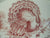 Clarice Cliff Royal Staffordshire RED Turkey Platter English Transferware