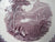 Mountain and Castle Scene Purple Toile Transferware Candy Dish / Sauce Bowl Jenny Lind Royal staffordshire