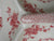 Mason's Romantic Watteau Red  Transferware  3 Section Hors D'oevres Handled Trefoil Relish  Dish Tray Roses Scrolls Victorian Watteau