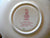 Vintage Red Transferware Polychrome Plate Royal Doulton Pomeroy Urn with Flowers