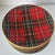 Tartan Plaid Red & Green Christmas 8" Salad Plates  NEW 222 Fifth Wexford (Multiples available)