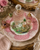 Fragments of Grace No. 16— Queen Bees Garden View ~ Bi Color Pink Royal Doulton Plate