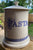 Large Vintage English Blue Whiteware Transferware Advertising PASTA Canister Jar