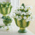 Green Artichoke Majolica Tulipiere Flower Vase