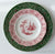 Vintage Bordhallo Green Majolica Holly Berry Christmas / Winter Dinner Plates