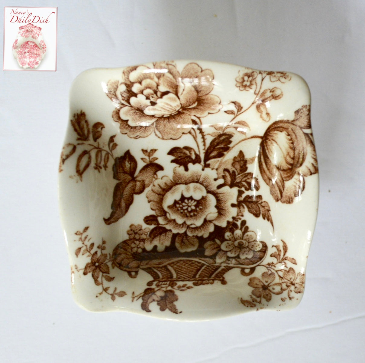 Brown Ware Brown Transferware