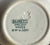 Antique Floral English Teal Transferware Butter Pat or Salt Dip Venice