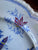 JWR Stone China Plate Staffordshire Lavender Blue Transferware Japan Flowers Butterflies Plate