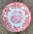 Instant Platewall - Red English Transferware Platter & Plates 6 Mix n Match