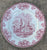 Instant Platewall - Red English Transferware Platter & Plates 6 Mix n Match