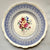 RESERVED FOR JUDY Vintage Blue Transferware Charger Plate Roses & Floral Bouquet Royal Cauldon