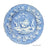 19C Blue Staffordshire Pearlware Plate Cherubs Playing w/ Goat Grapeleaf Border