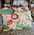 Custom  Designer Brunschwig Throw Pillow Poppies Anemone Floral Silk Chintz English Country