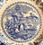 Ralph Hall Cobalt Blue Transferware Plate Italian Buildings