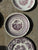 Set of  8 Mix n Match Vintage Purple Transferware Plates Instant Wall Display Collection