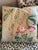 Custom  Designer Brunschwig Throw Pillow Poppies Anemone Floral Silk Chintz English Country