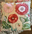 Custom  Designer Brunschwig Throw Pillow Poppies Anemone Floral Silk Chintz English Country