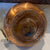 Vintage Copper and Brass Dual Handled Bowl or Flower Pot