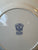 Vintage Aesthetic Mvmt Style Blue Transferware Serving Plate Airy Botanicals