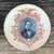 2 Color Black Brown Transferware  Commemorative Plate President Franklin Pierce Sarreguemines