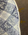 Antique Gray Blue Purple Transferware Plate Caledonian Tartan Plaid Staffordshire Ridgway