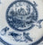 Dk Blue Woodland Cottage & Birds Transferware Plate Brown Westhead & Moore