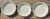 Antique Collection of 3 Mix n Match English Ironstone Aesthetic Movement  Butter Pats