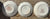 Antique Collection of 3 Mix n Match English Ironstone Aesthetic Movement  Butter Pats