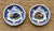 Antique 1891 Copeland Spode Flow Blue Polychrome Rabbit Plates – Rare Pair  Victorian Transferware