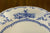 Vintage Ridgway Blue & White Windmill Boats Delft Transferware Platter Victorian English Ironstone