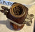 Vintage Italian 🐗 Boar Head & Pheasant Musical Silver Plate & Wooden Pepper Grinder
