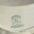 Antique Green Transferware Crescent Bone Dish Woodbine