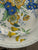 Vintage Spode Copeland  Blue Yellow Green Transferware Serving Platter
