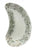 Meakin Antique English Green Transferware Crescent Bone Dish