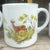 Set of 4 Vintage Bavarian Animals Pheasants Deer Snipe  Forest Mugs Coffee Cups Green Trim