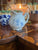Vintage German Blue & White Floral Match Holder Mini Children’s Creamer Pitcher
