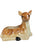 Woodland 🦌 Deer Doe Fawn Hand Painted Figural Ceramic Planter Flower Pot