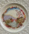 Vintage Royal Cauldon 1930's English Brown Transferware Plate Creamware Plate Cattle Bridge Lake Scenery Embossed Border #3