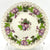 Vintage Wedgwood Green & Lavender Purple English Transferware Plate Bramble Berry Wreath & Vines