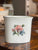 Vintage English Worcester Peachy Pink Anemone Flowers Matches / Toothpick / Cigarette Holder