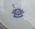 Antique Octagon Purple Flow Mulberry Plate Peony & Morning Glory Hulme and Booth Flora