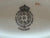 hand Painted Leaves & Berries Vintage Transferware Business Card or Match Holder