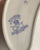 Antique Lilac Lavender Transferware Crescent Bone Dish Woodbine