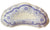 Antique Lilac Lavender Transferware Crescent Bone Dish Woodbine