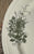 Vintage Green English Transferware Platter Shabby Roses  Tulips Ranunculus Peony